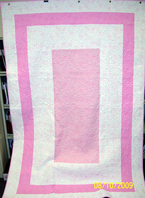Pink Ribbon Charity quilt